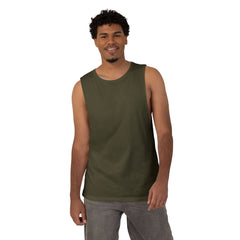 Beachin' Tank Top — Tropical Palm Sunset Graphic Tank