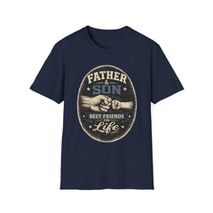 Father & Son Shirt | Vintage Fist Bump Father's Day Gift