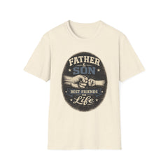 Father & Son Shirt | Vintage Fist Bump Father's Day Gift