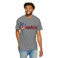 'Merica Peace Sign T-shirt – Patriotic 4th of July USA Graphic Tee