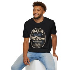 Father & Son Shirt | Vintage Fist Bump Father's Day Gift