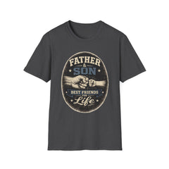 Father & Son Shirt | Vintage Fist Bump Father's Day Gift