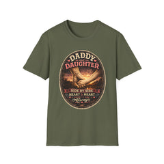 Daddy and Daughter T-Shirt — 'Side by Side, Heart to Heart' Father-Daughter Tee