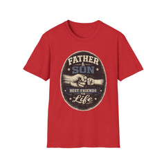 Father & Son Shirt | Vintage Fist Bump Father's Day Gift