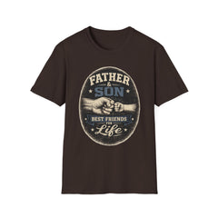 Father & Son Shirt | Vintage Fist Bump Father's Day Gift