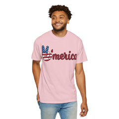 'Merica Peace Sign T-shirt – Patriotic 4th of July USA Graphic Tee