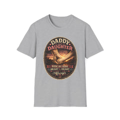 Daddy and Daughter T-Shirt — 'Side by Side, Heart to Heart' Father-Daughter Tee