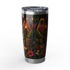 20oz Tumbler — Hawaiian Hula Sunset 'Life Begins' Travel Cup