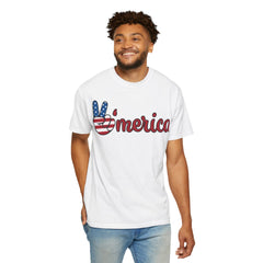 'Merica Peace Sign T-shirt – Patriotic 4th of July USA Graphic Tee