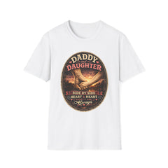 Daddy and Daughter T-Shirt — 'Side by Side, Heart to Heart' Father-Daughter Tee
