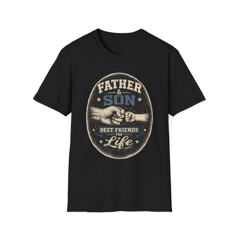 Father & Son Shirt | Vintage Fist Bump Father's Day Gift