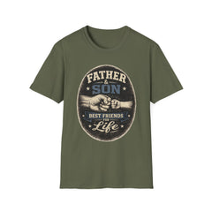 Father & Son Shirt | Vintage Fist Bump Father's Day Gift