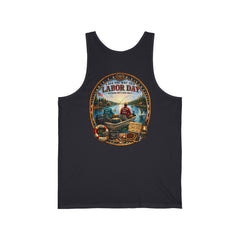 Lake Days Tank Top – Vintage Fisherman Graphic