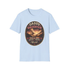 Daddy and Daughter T-Shirt — 'Side by Side, Heart to Heart' Father-Daughter Tee