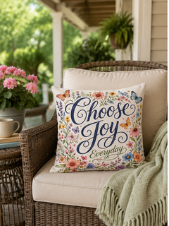 'Express Yourself' Joy Throw Pillow
