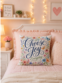 'Express Yourself' Joy Throw Pillow